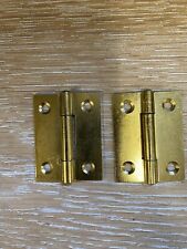 50mm Butt Hinge Steel Pack Of 2 Brass Finish Door Wardrobe Kitchen
