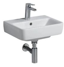Twyford E200 Square 450 x 340  1 Tap Hole - E24811WH 450mm Basin Cloakroom