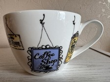 Large 'Portobello By Inspire' mug Drink Up Tea Room Coffee Shop - Very Good Cond