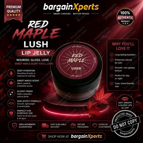Lush red maple lip - red, jelly
