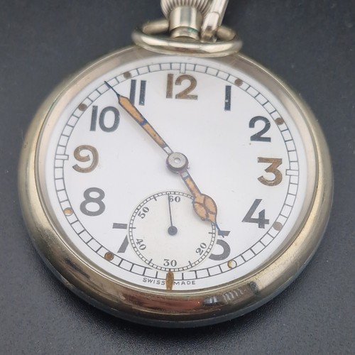 Ww2 military pocket watch - pocket, with