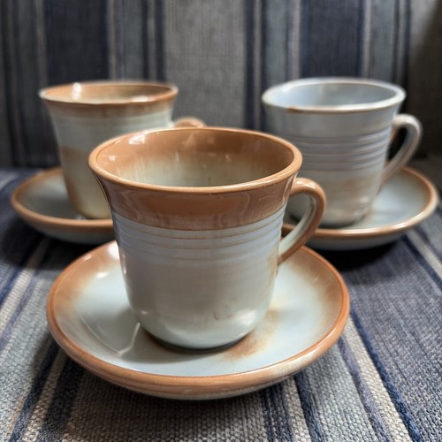 Prinknash pottery cups - prinknash,