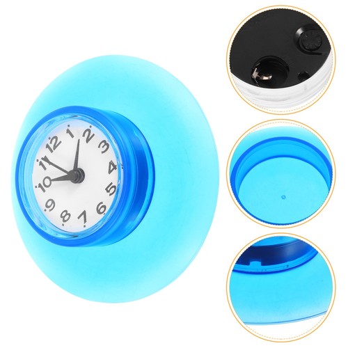 Suction cup bathroom clock - cup,