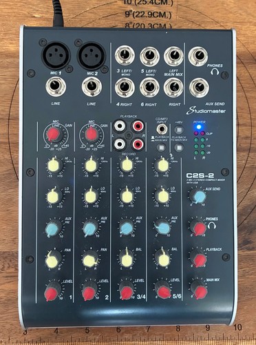 Studiomaster c2s channel - 6,