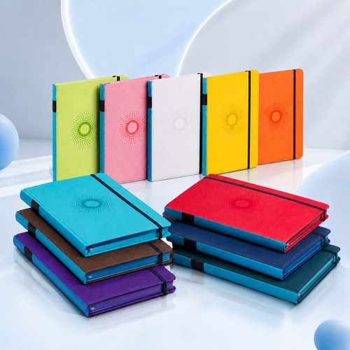 Notebook lined journal pu - notebook,