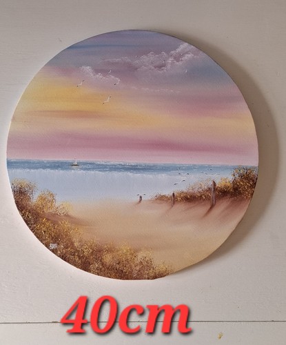 Seascape oils cotton - in, on