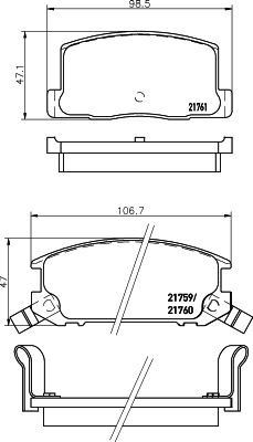 Hella 8db 355 - 8db, 016-741