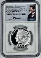 2017 Saint Gaudens Double Eagle Indian High Relief NGC PF70UCAM Mercanti Signed