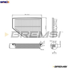 AIR FILTER FA1190 FOR HONDA