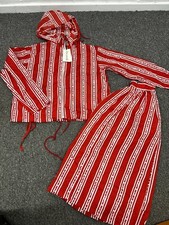 Etre Cecile Polly Parka Stripe jacket skirt set RRP £245