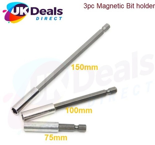 3pc magnetic bit - holder, set