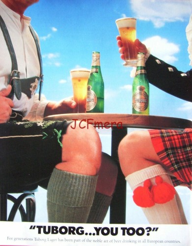 Tuborg lager beer - ad,
