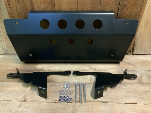 Matt black steering sump - matt, guard