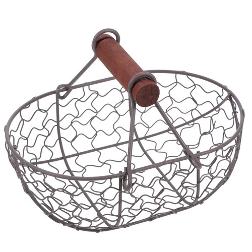 Iron shopping basket - basket, office