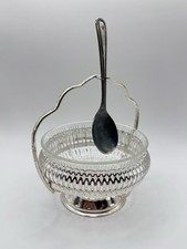 Queen Anne Fromagere Marmalade Jam Dish with Spoon Mayell of England