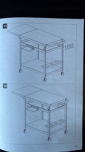 Barbecue plancha trolley - barbecue/plancha, for