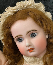 TETE JUMEAU ANTIQUE DOLL, 20"