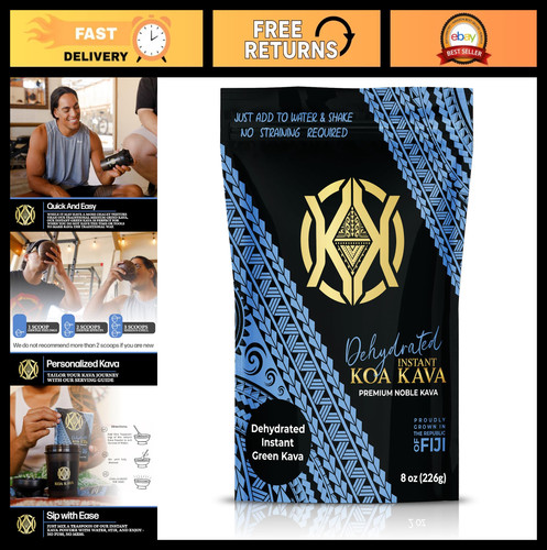 Dehydrated instant kava root - instant,