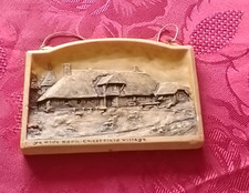 RARE SMALL IVOREX OSBORNE PLAQUE YE OLDE BARN CHESTFIELD VILLAGE