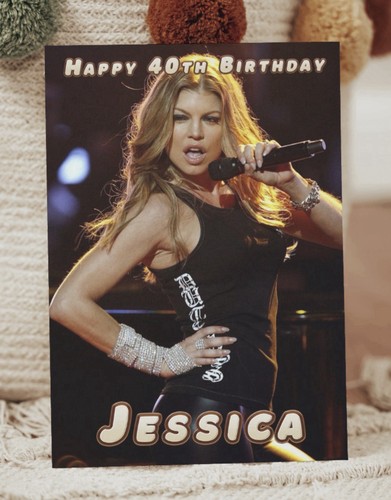 Fergie personalised birthday - fergie,