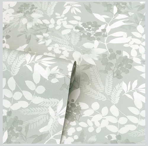 Arthouse soft leaves green - arthouse,