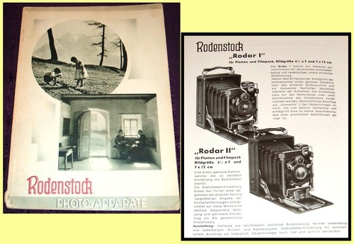 1935 rodenstock kameras - rodenstock,