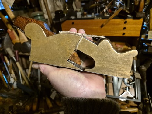 Shoulder plane brass - plane, ,