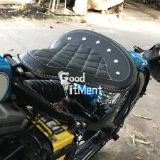 For Harley Chopper Bobber Motorcycle Solo Seat Single Spring Cushion Rhombus