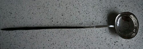 1787 georgian silver ladle - 1787,