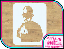 Banksy Police Rude QQ Stencil