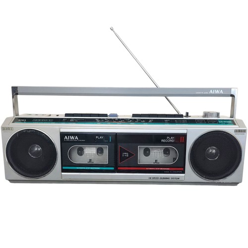 Aiwa w300k silver stereo fm - silver,