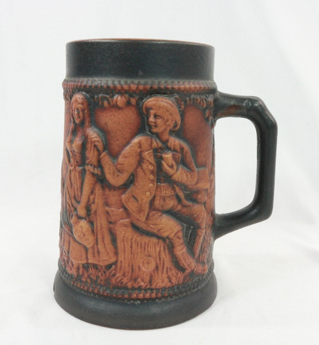 German stoneware tankard stein - stoneware,