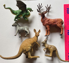 Group of 5 ELC Plastic Toys - Wild / Zoo Animal Figures - Lot 3