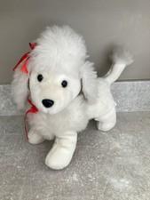 White Poodle Soft Toy Dog