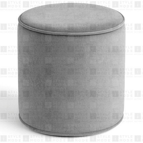 Velvet foot rest stool pouffe - foot,