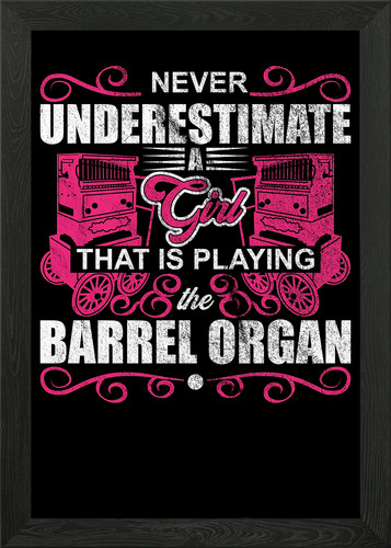 Barrel organ musician - barrel,
