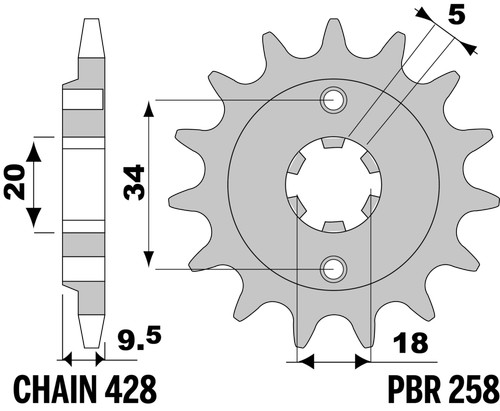 Steel sprocket for honda k - steel,