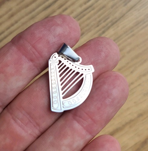 Irish harp guiness pendant - harp,