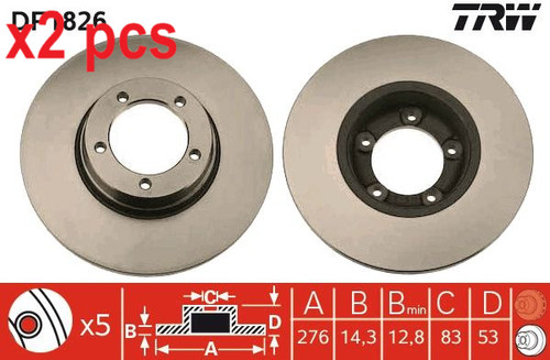 Pcs sides fits ldv 200 - sides,