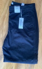 M&S  WOMENS BLACK CHINOS