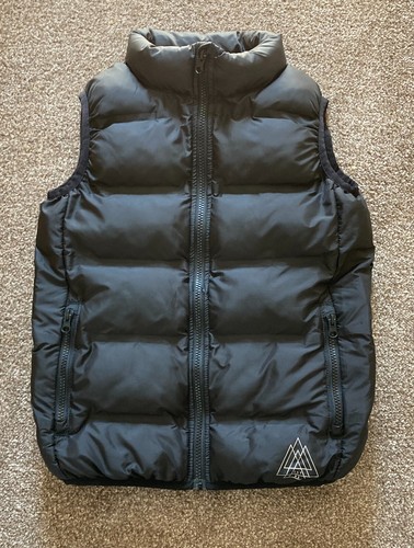 Next black padded gilet with - black,