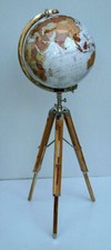 Floor world globe with wooden - world,