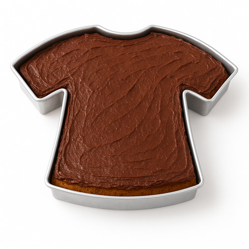 Shirt shaped cake tin mould - t-shirt,