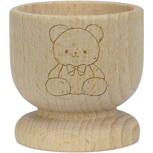 Teddy bear sitting wooden - 'teddy,