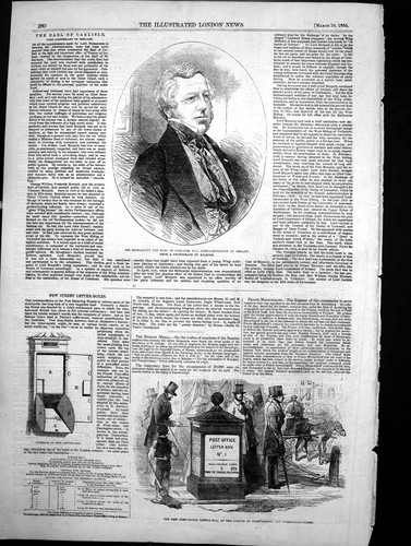 Antique old print earl - antique,