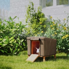 PawHut Rabbit Hutch Cover