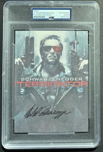 Arnold schwarzenegger signed - arnold,