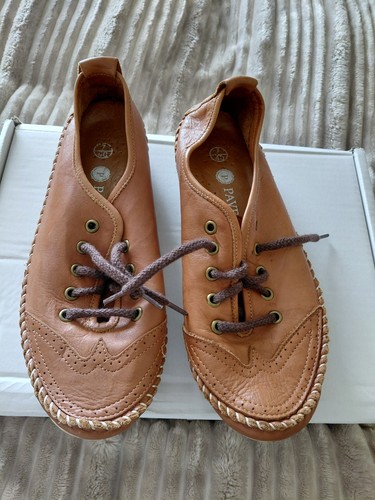 Pavers tan leather - pavers, shoes