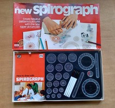 Vintage Denys Fisher 1973 New Spirograph - Complete With 4 New Pens