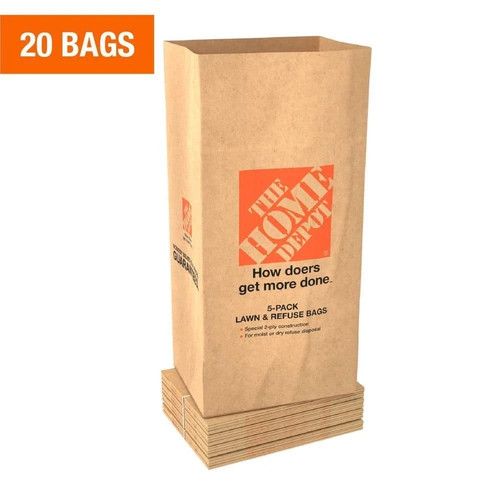 Gal paper lawn leaf bags - bags, 20